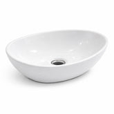 FIVET Ceramic Bathroom Basin – White 410x335mm Countertop Vessel Sink