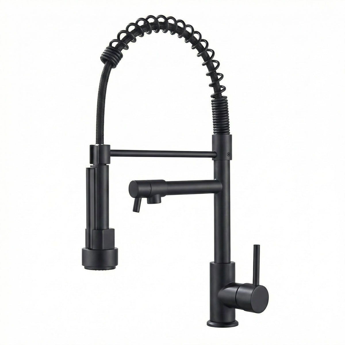 FIVET Pull-Out Kitchen Mixer Tap – Black Dual Function Sink Faucet