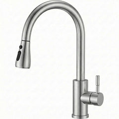 FIVET Chrome Pull-Out Kitchen Mixer Tap – 360° Swivel Faucet