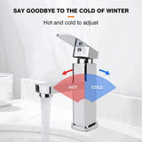 FIVET Bathroom Basin Tap with Pop-Up Waste – Chrome Single Lever Sink Faucet