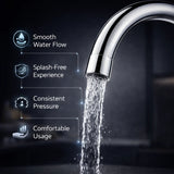 FIVET Chrome Kitchen Mixer Tap – 360 Swivel Dual Lever Basin Faucet