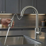 FIVET Chrome Pull-Out Kitchen Mixer Tap – 360° Swivel Faucet