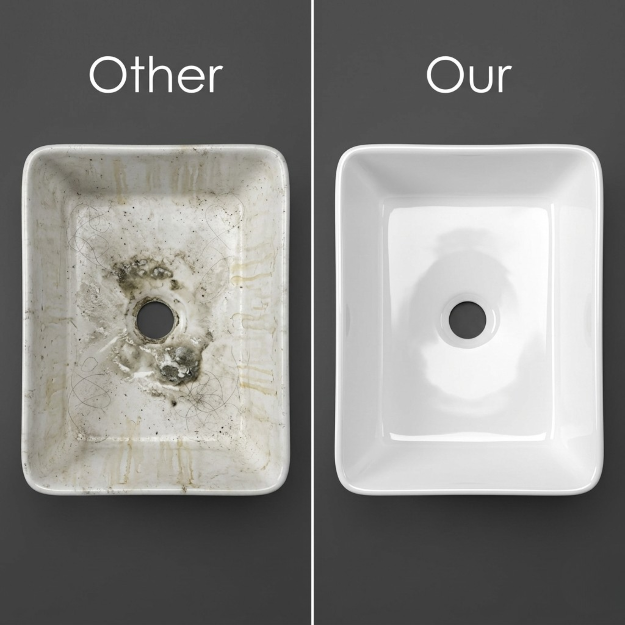 FIVET White Ceramic Rectangular Basin – 400x300mm Countertop Vessel Sink